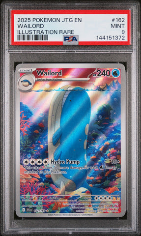 PSA MINT 9 Wailord(162/159) [Jtg En-Journey Together] - 144151372