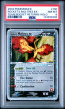 PSA NM-MT 8 Rocket's Moltres ex (100/109) [EX: Team Rocket Returns] - 143695908