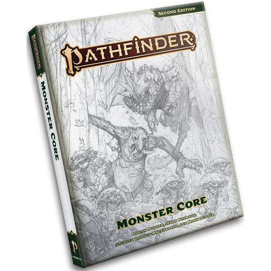 Pathfinder 2E: Monster Core: Sketch Cover