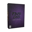 Final Girl: Bonus Features box displayed against a white background featuring a purple textured cover with bold black lettering. The game box is published by Van Ryder Games as indicated by the logo in the bottom left corner.