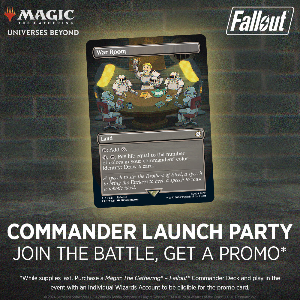 Free Fallout x MTG Commander Party