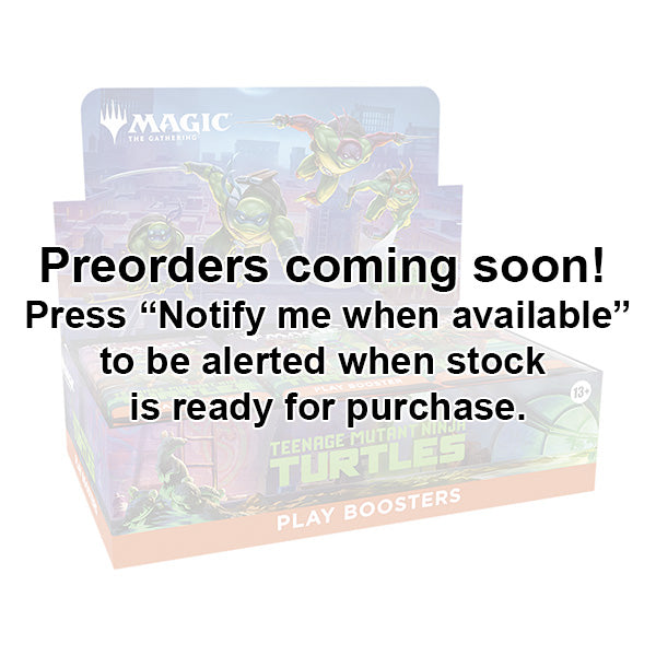 Magic the Gathering: Teenage Mutant Ninja Turtles: Play Booster Display