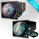 Planet Unknown: Neoprene Planet mats (12 total)