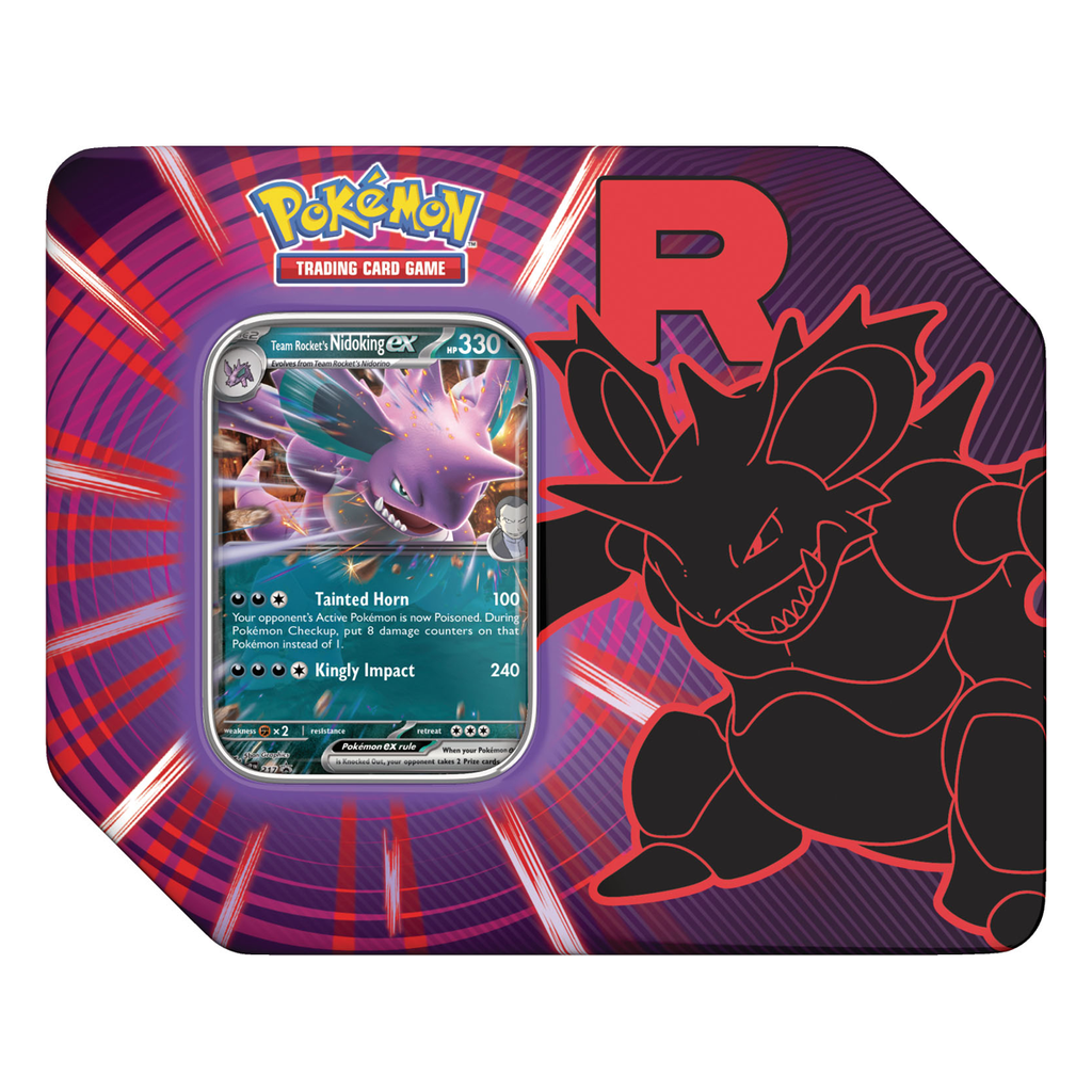Pokmon TCG: Team Rocket Fall 2025 Tin Pokmon TCG: Team Rocket Fall 2025 Tin