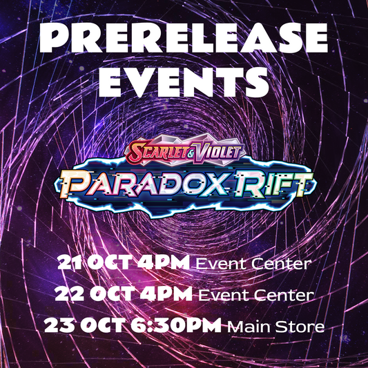 Paradox Rift Pre-Release 22 & 23 Oct