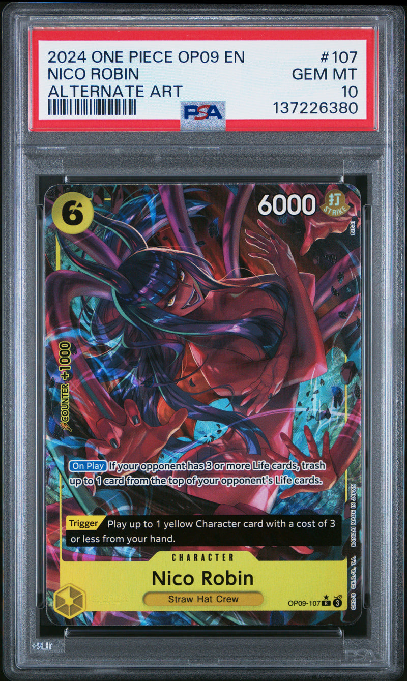 PSA GEM MT 10 Nico Robin [Op09-Emperors In The New World] - 137226380
