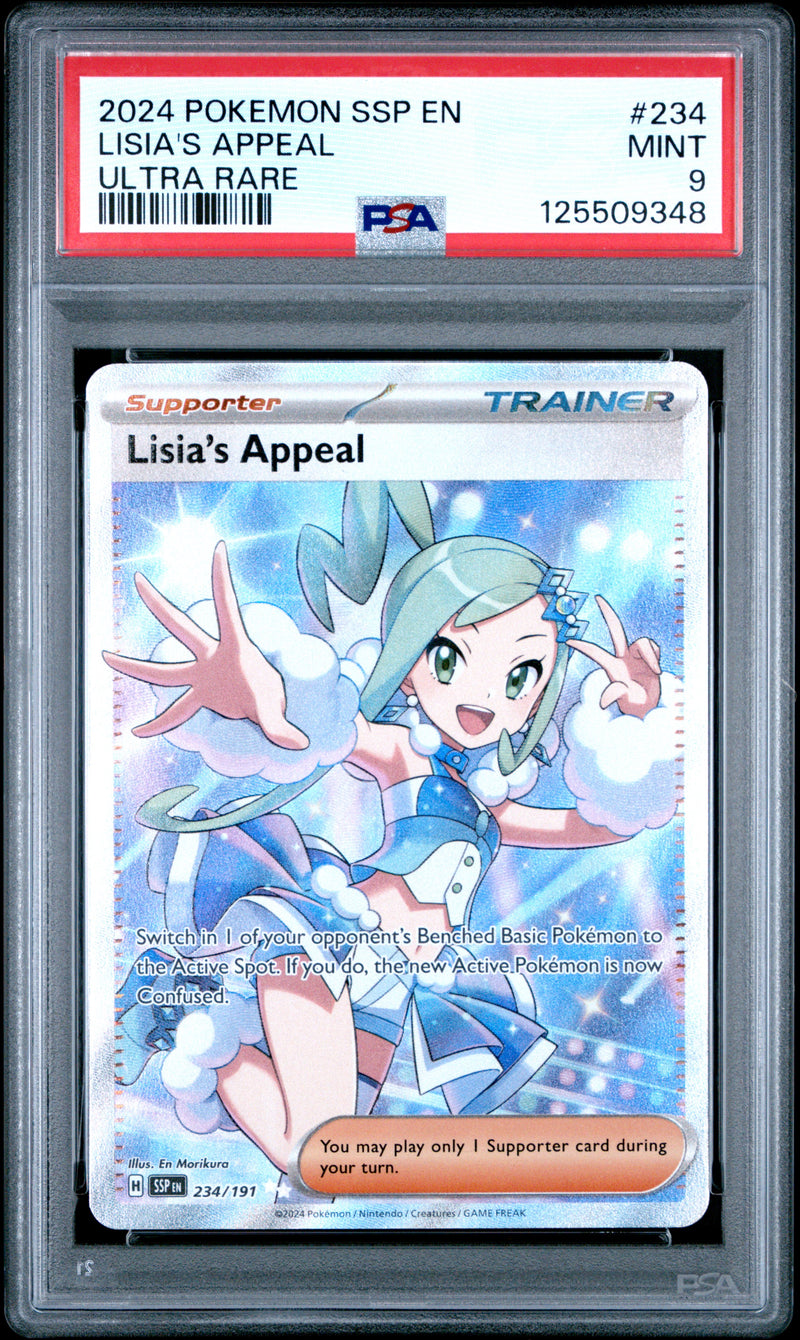 PSA MINT 9 Lisia'S Appeal(234/191) [Ssp En-Surging Sparks] - 125509348