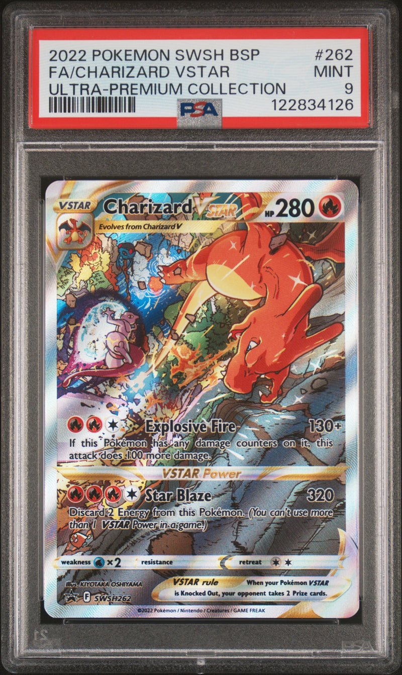 PSA MINT 9 Charizard Vstar(SWSH262) [Swsh Black Star Promo] - 122834126