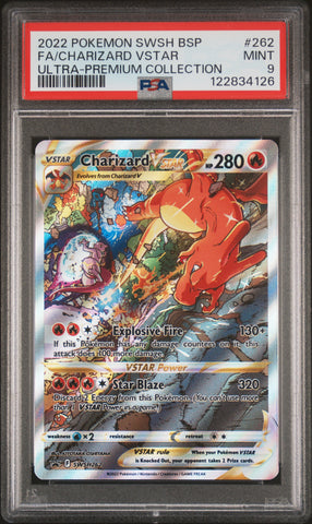 PSA MINT 9 Charizard Vstar(SWSH262) [Swsh Black Star Promo] - 122834126