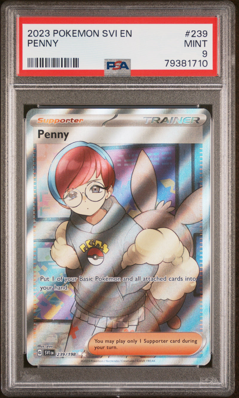 PSA MINT 9 Penny (239/198) [Svi En-Scarlet & Violet] - 79381710