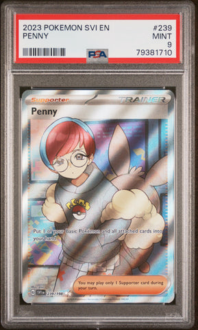 PSA MINT 9 Penny (239/198) [Svi En-Scarlet & Violet] - 79381710
