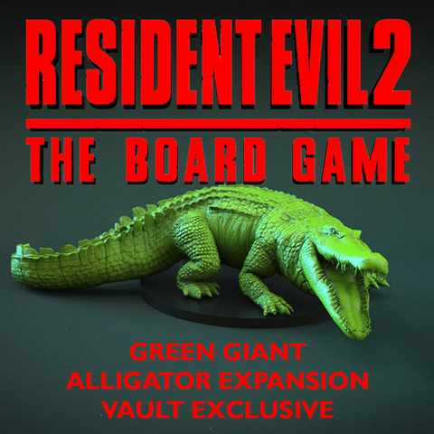 Resident Evil 2 Board Game: Green Giant Alligator Expansion: Vault Exclusive