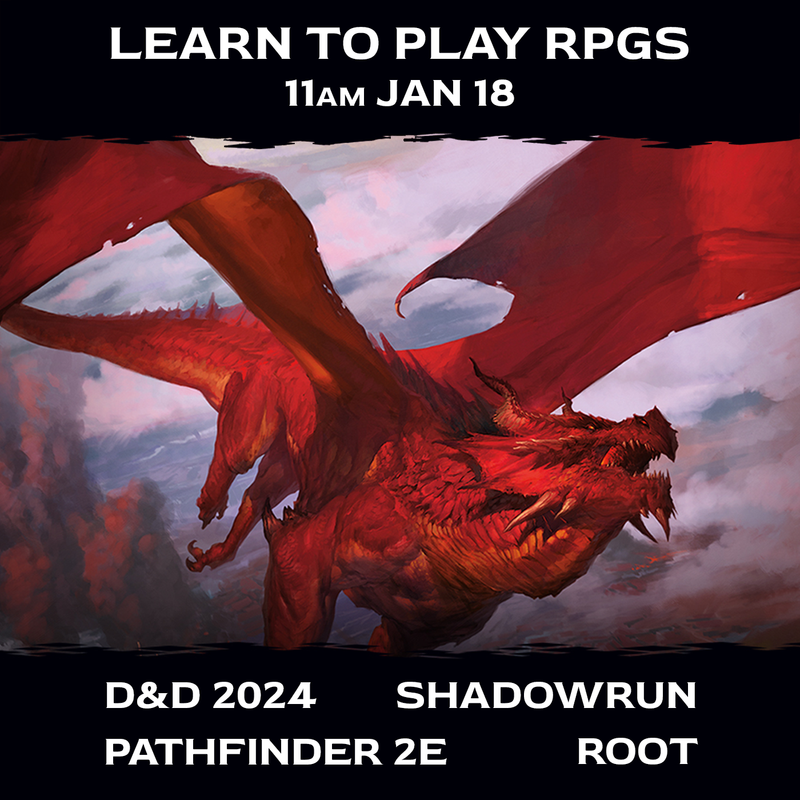 Learn to Play RPGs on January 18th