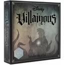 Disney Villainous Introduction to Evil board game box featuring dark, atmospheric artwork with silhouetted villain figures against a moody gray background. The box displays the Disney logo and "Villainous" title in ornate gothic lettering, with "Introduction to Evil" as a subtitle.