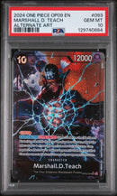 PSA GEM MT 10 Marshall D. Teach [Op09-Emperors In The New World] - 129740884