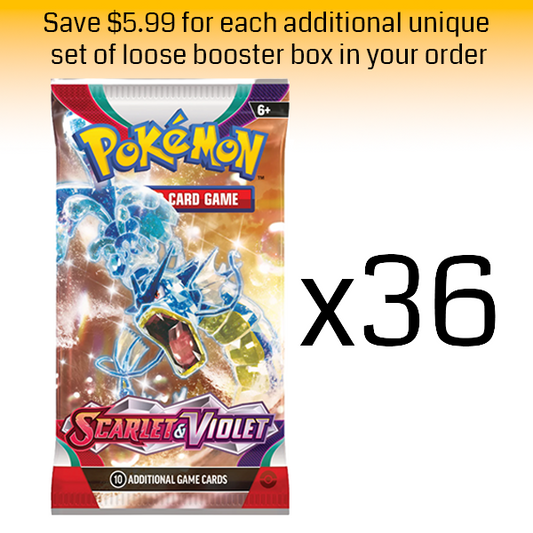 Pokémon TCG: Scarlet & Violet Loose Booster Box: 36 Loose Packs