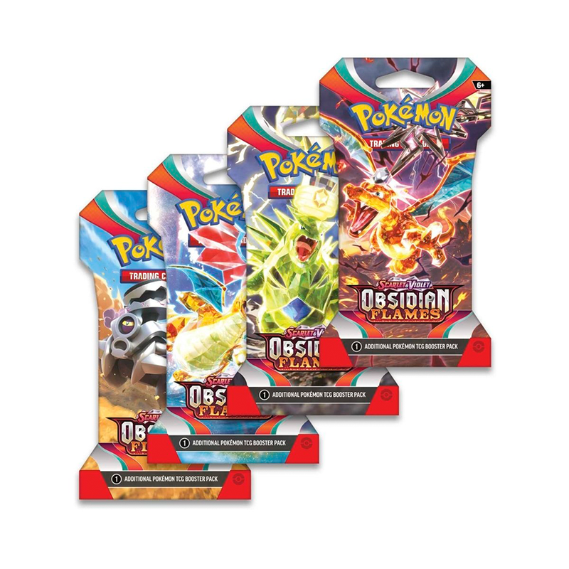 Pokémon TCG: Obsidian Flames Sleeved Booster Master Carton (144ct)