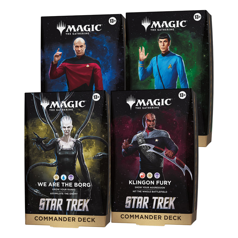 Magic the Gathering: Star Trek: Commander Decks (Case of Four)