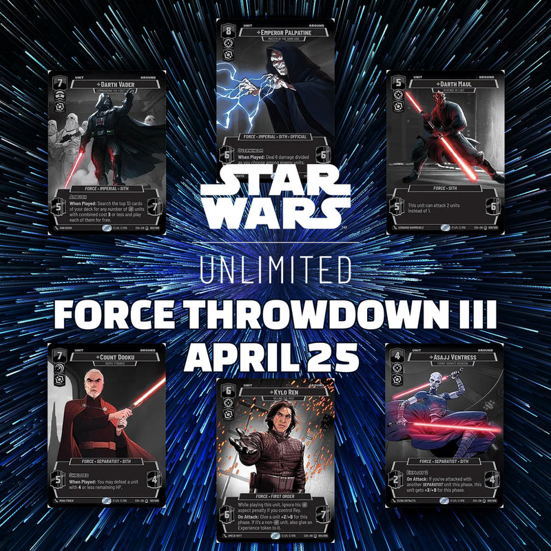 Star Wars Unlimited: 2024 Convention Exclusive Force Throw Down III