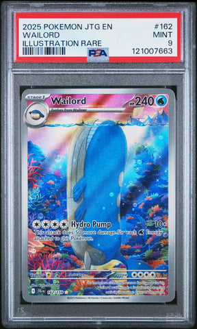 PSA MINT 9 Wailord(162/159) [Jtg En-Journey Together] - 121007663