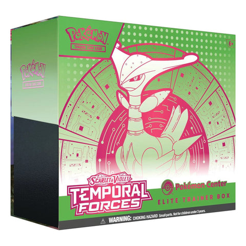 Pokémon TCG: Temporal Forces: Elite Trainer Box (Iron Leaves) - Pokemon Center Edition
