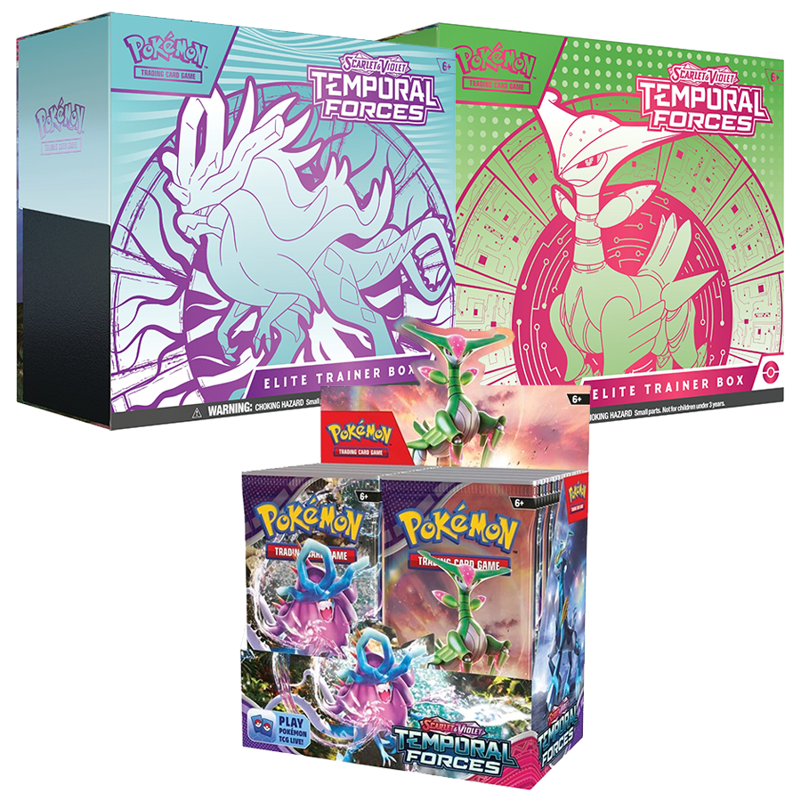 Pokémon TCG: Temporal Forces: Booster Display + ETB Combo