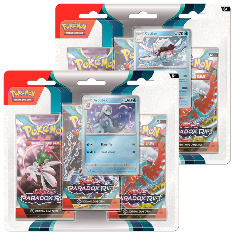 Pokémon TCG: Paradox Rift: Three-Booster Blister