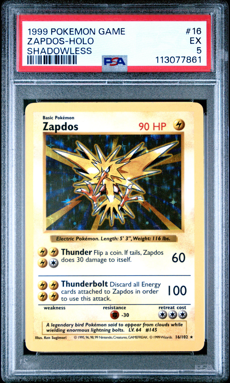 PSA EX 5 Zapdos-Holo (16/102) [Game] - 113077861