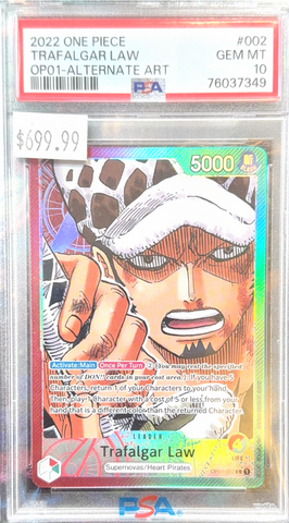 PSA GEM MT 10 Trafalgar Law [Op01-Romance Dawn] - 76037349