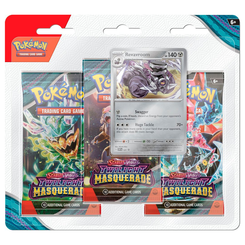 Pokémon TCG: Twilight Masquerade: Three-Booster Blister