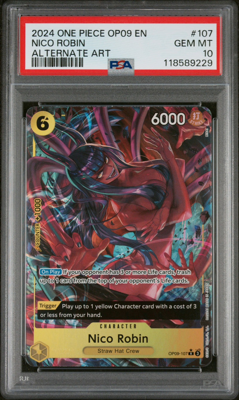 PSA GEM MT 10 Nico Robin [Op09-Emperors In The New World] - 118589229