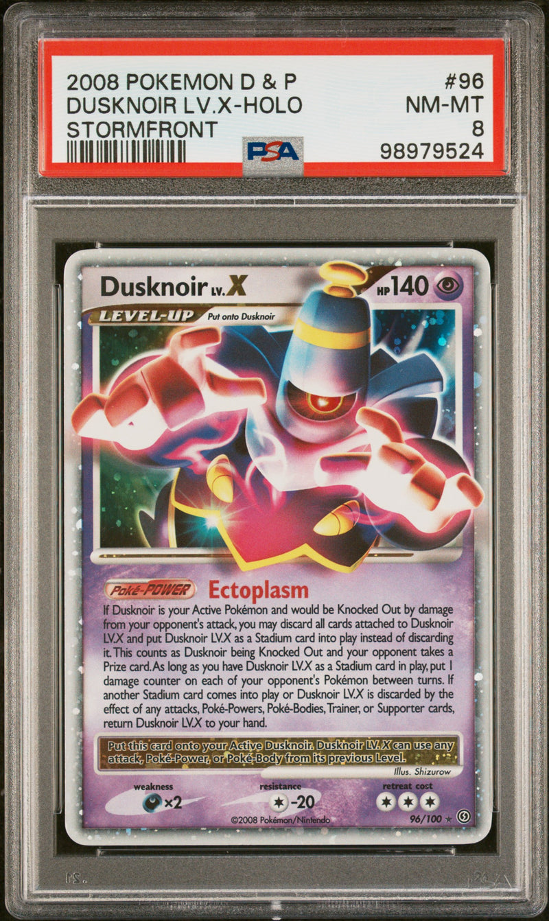 PSA NM-MT 8 Dusknoir LV.X (96/100) [Diamond & Pearl: Stormfront] - 98979524
