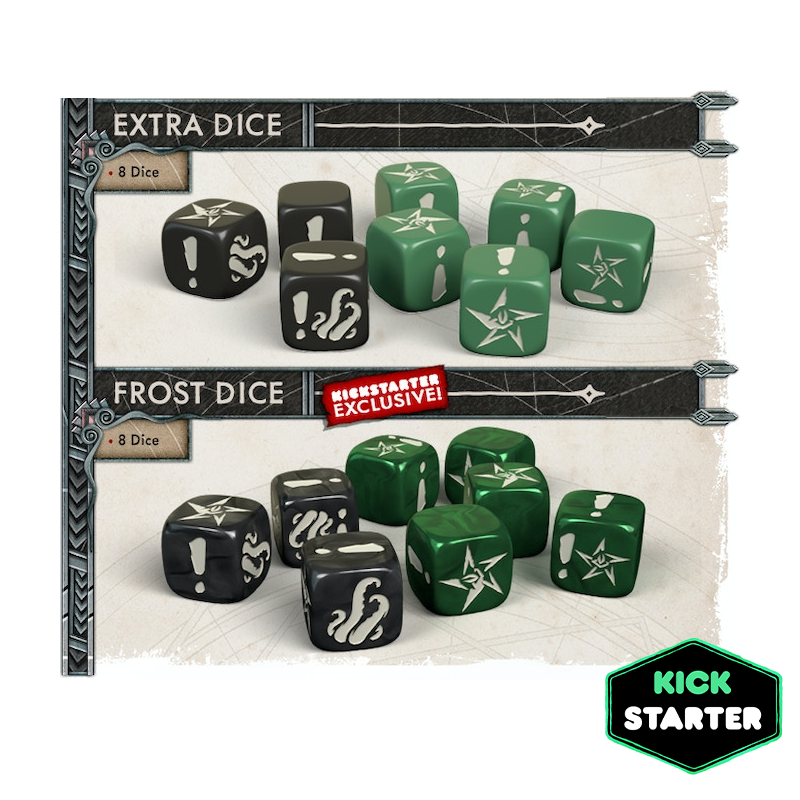 Cthulhu: Death May Die - Kickstarter Exclusive Frost Dice Cthulhu: Death May Die - Kickstarter Exclusive Frost Dice