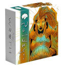 Wroth game box featuring a golden-armored female warrior with ornate helm and flowing hair against a radiant yellow background. 