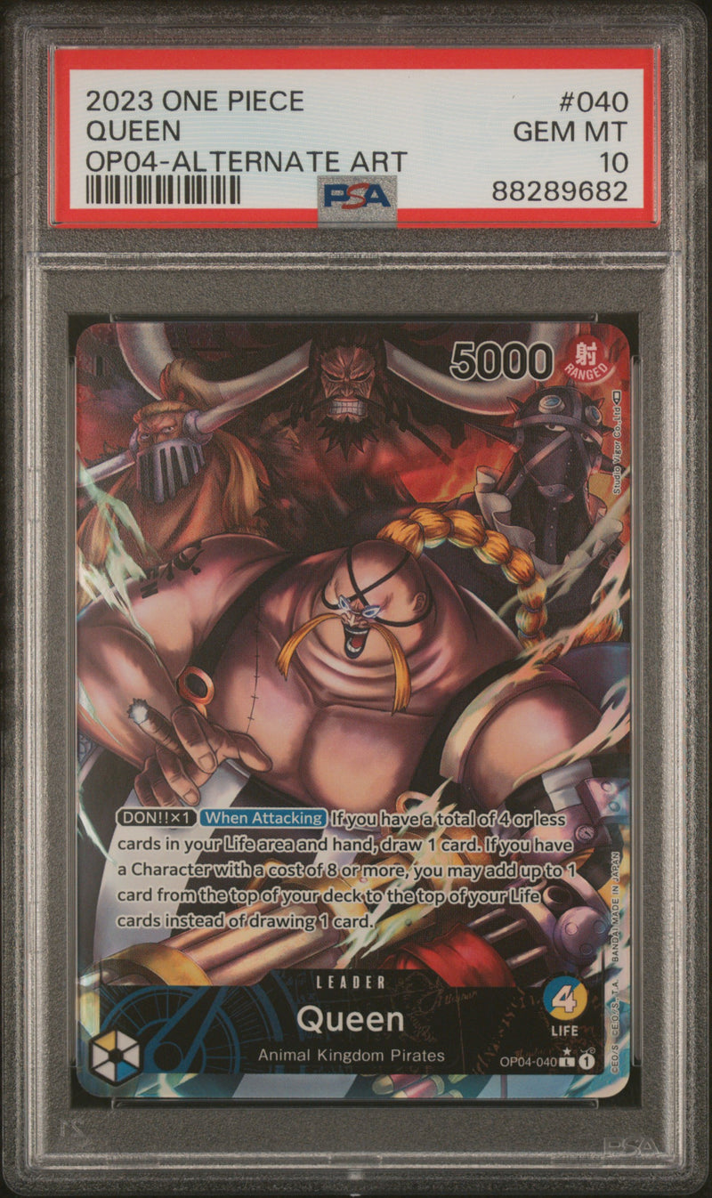 PSA GEM MT 10 Queen [Op04-Kingdoms Of Intrigue] - 88289682