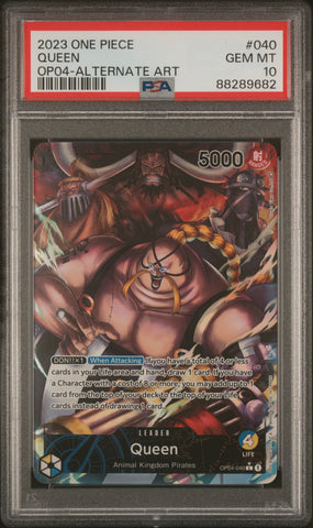 PSA GEM MT 10 Queen [Op04-Kingdoms Of Intrigue] - 88289682