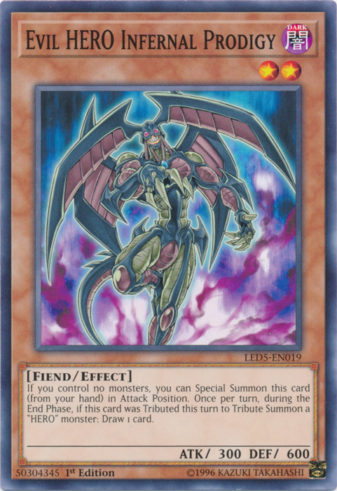 Evil Hero Infernal Prodigy [LED5-EN019] Common