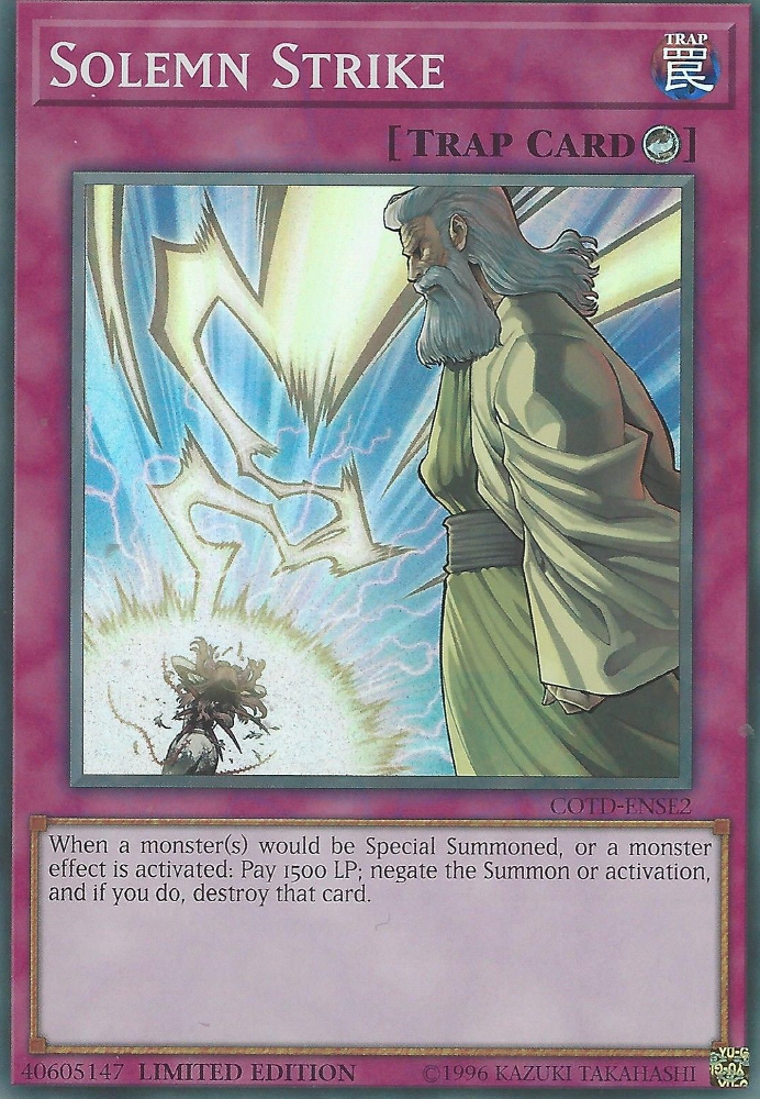 Solemn Strike [COTD-ENSE2] Super Rare