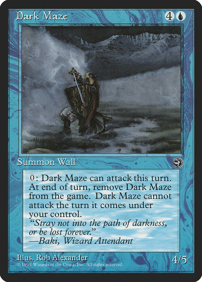 Dark Maze (Baki Flavor Text) [Homelands]