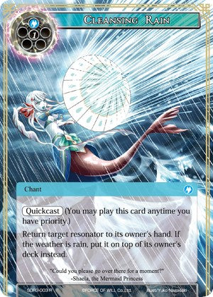 Cleansing Rain (SDR3-003) [Starter Deck: Reiya Cluster]