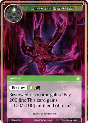 Leaf of the Malefic Tree (ENW-058) [Echoes of the New World]