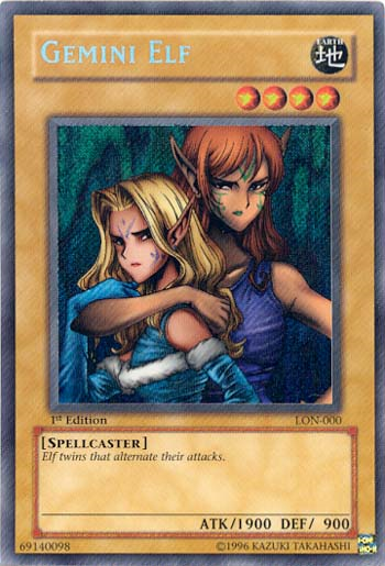 Gemini Elf [LON-000] Secret Rare