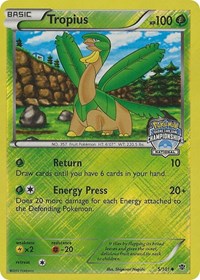 Tropius (5/101) (National Championship Promo) [Black & White: Plasma Blast]