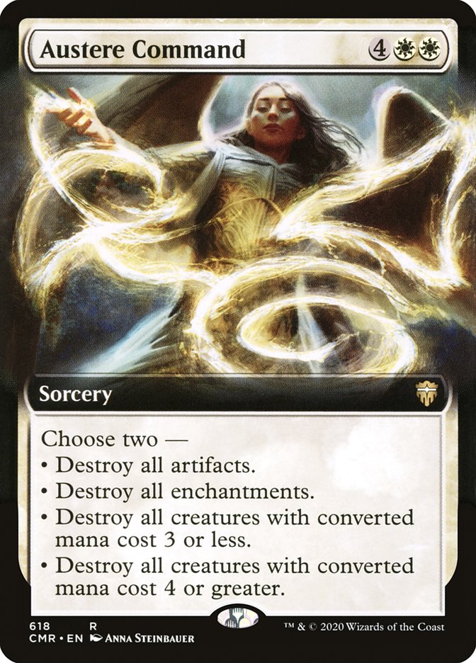 Austere Command (Extended Art) [Commander Legends]