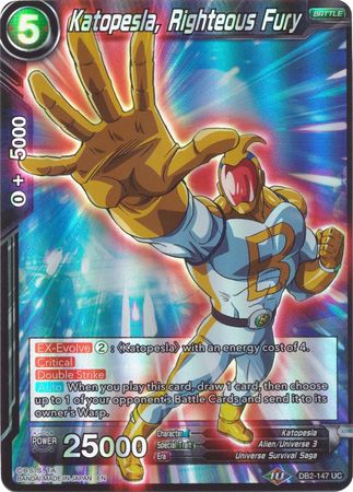 Katopesla, Righteous Fury (Reprint) (DB2-147) [Battle Evolution Booster]