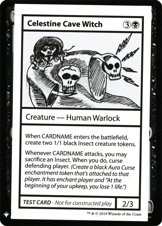 Celestine Cave Witch [Mystery Booster Playtest Cards]