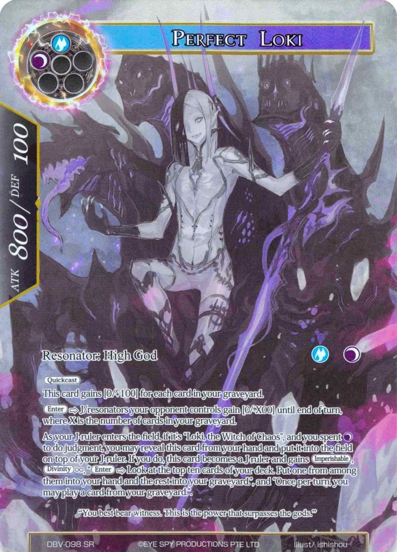 Perfect Loki (Full Art) (DBV-098) [The Decisive Battle of Valhalla]