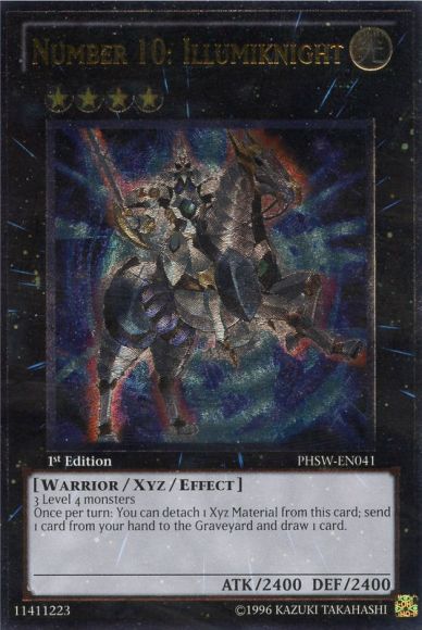 Number 10: Illumiknight [PHSW-EN041] Ultimate Rare