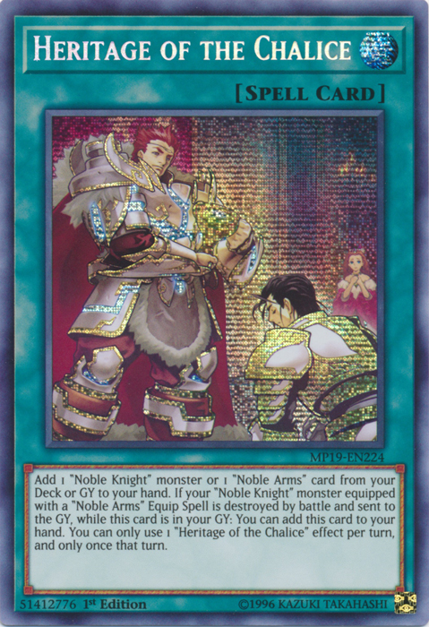 Heritage of the Chalice [MP19-EN224] Prismatic Secret Rare