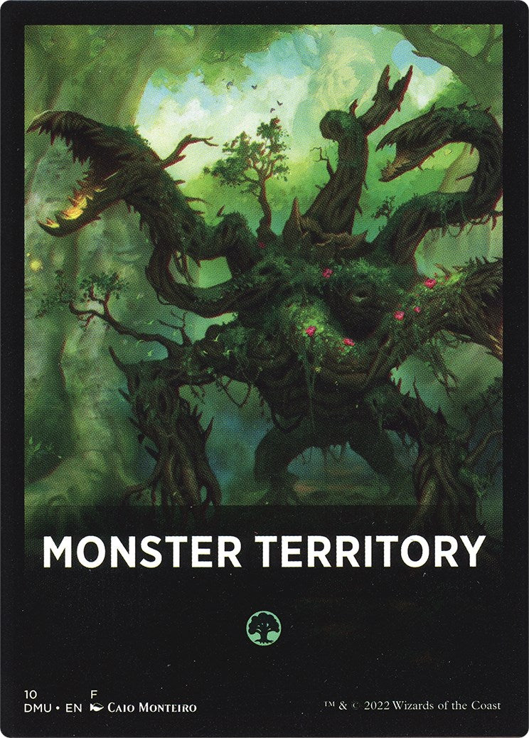 Monster Territory Theme Card [Dominaria United Tokens]